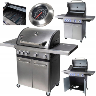 Plynový gril SILVER STAR 500 horákov 4+1 12,8 kW SILVER